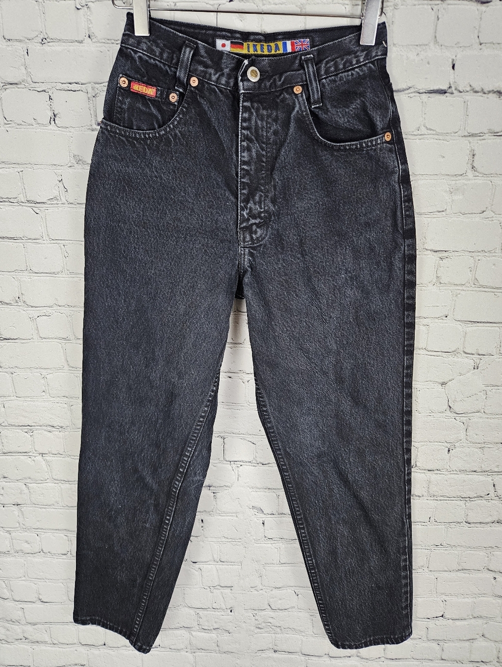 IKEDA | vintage high waist tapered leg mom jeans